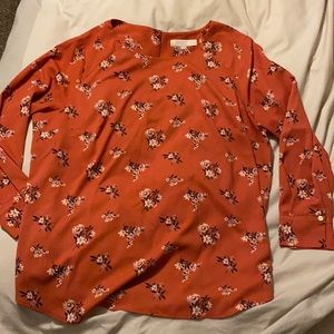 Loft blouse, orange/peach